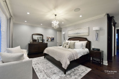 Bedroom in a comfortable luxury interior design